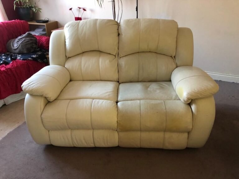 Trusted upholstery cleaners restoring sofa in Preston